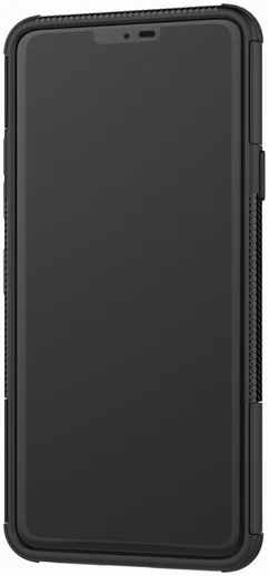 LG G7 Hybride Hoesje met Standaard Zwart afbeelding 6