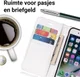 Apple iPhone 7 / 8 2-in-1 Portemonnee Hoesje met Print Bloemen afbeelding 4