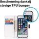 Apple iPhone 7 / 8 2-in-1 Portemonnee Hoesje met Print Bloemen afbeelding 5