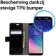 Samsung Galaxy A6 Plus Hoesje met Kaarthouder Zwart afbeelding 4