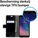 Samsung Galaxy A6 Hoesje met Kaarthouder Zwart afbeelding 4