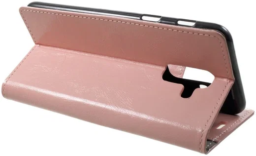 Samsung Galaxy A6 Hoesje met Kaarthouder Roze afbeelding 7