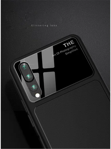 Huawei P20 Pro Tempered Glass TPU Hoesje Zwart afbeelding 7