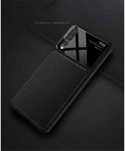 Huawei P20 Pro Tempered Glass TPU Hoesje Zwart afbeelding 8