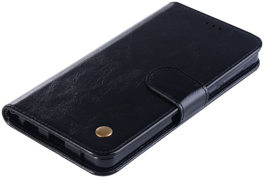 Nokia 6.1 / Nokia 6 (2018) Retro Portemonnee Hoesje Zwart afbeelding 6