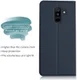 Samsung Galaxy A6 Plus Premium Hoesje met Kaarthouder Blauw afbeelding 5