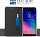 Samsung Galaxy A6 Premium Hoesje met Kaarthouder Zwart afbeelding 4