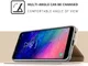 Samsung Galaxy A6 Premium Hoesje met Kaarthouder Goud afbeelding 3