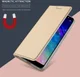 Samsung Galaxy A6 Premium Hoesje met Kaarthouder Goud afbeelding 6