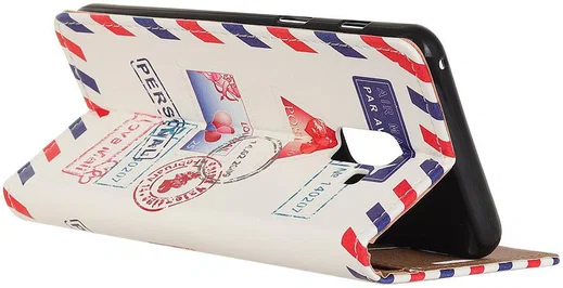 Samsung Galaxy A6 Portemonnee Hoesje met Love Mail Print afbeelding 7