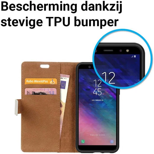 Samsung Galaxy A6 Portemonnee Hoesje met Love Mail Print afbeelding 5