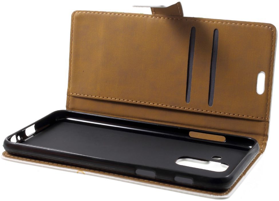 Samsung Galaxy A6 Lederen Portemonnee Hoesje met Tree Print afbeelding 5