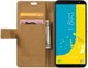 Samsung Galaxy J6 2018 Lederen Portemonnee Hoesje met Cute Owls Print afbeelding 2