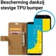 Samsung Galaxy J6 2018 Lederen Portemonnee Hoesje met Cute Owls Print afbeelding 6