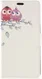 Samsung Galaxy J6 2018 Lederen Portemonnee Hoesje met Cute Owls Print afbeelding 1