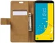 Samsung Galaxy J6 (2018) Lederen Portemonnee Hoesje Eiffeltoren Print afbeelding 2
