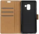 Samsung Galaxy A6 Lederen Wallet Stand Hoesje Zilver afbeelding 9