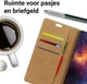 Samsung Galaxy A6 Lederen Wallet Stand Hoesje Zilver afbeelding 3