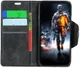 Samsung Galaxy A6 Lederen Wallet Book Case Zwart afbeelding 2