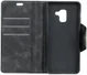 Samsung Galaxy A6 Lederen Wallet Book Case Zwart afbeelding 11