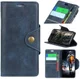 Samsung Galaxy A6 Lederen Wallet Book Case Blauw afbeelding 7