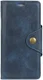 Samsung Galaxy A6 Lederen Wallet Book Case Blauw afbeelding 1