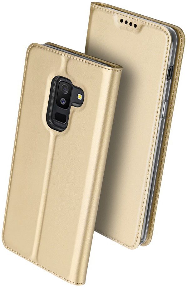 Dux Ducis Book Case Samsung Galaxy A6 Plus Hoesje Goud afbeelding 5