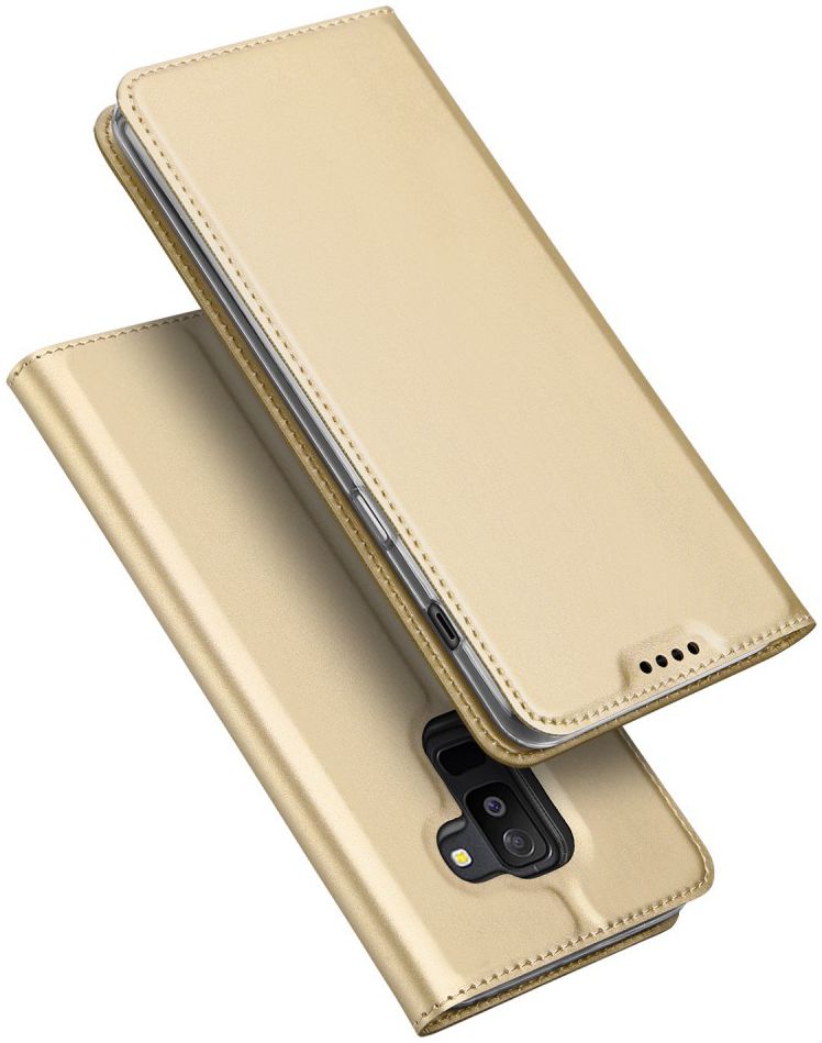 Dux Ducis Book Case Samsung Galaxy A6 Plus Hoesje Goud afbeelding 6