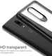 OnePlus 6 Hybride Back Cover Hoesje Transparant / Rood afbeelding 6