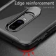 OnePlus 6 Hybride Back Cover Hoesje Transparant / Rood afbeelding 8