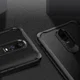 OnePlus 6 Hybride Back Cover Hoesje Transparant / Rood afbeelding 9