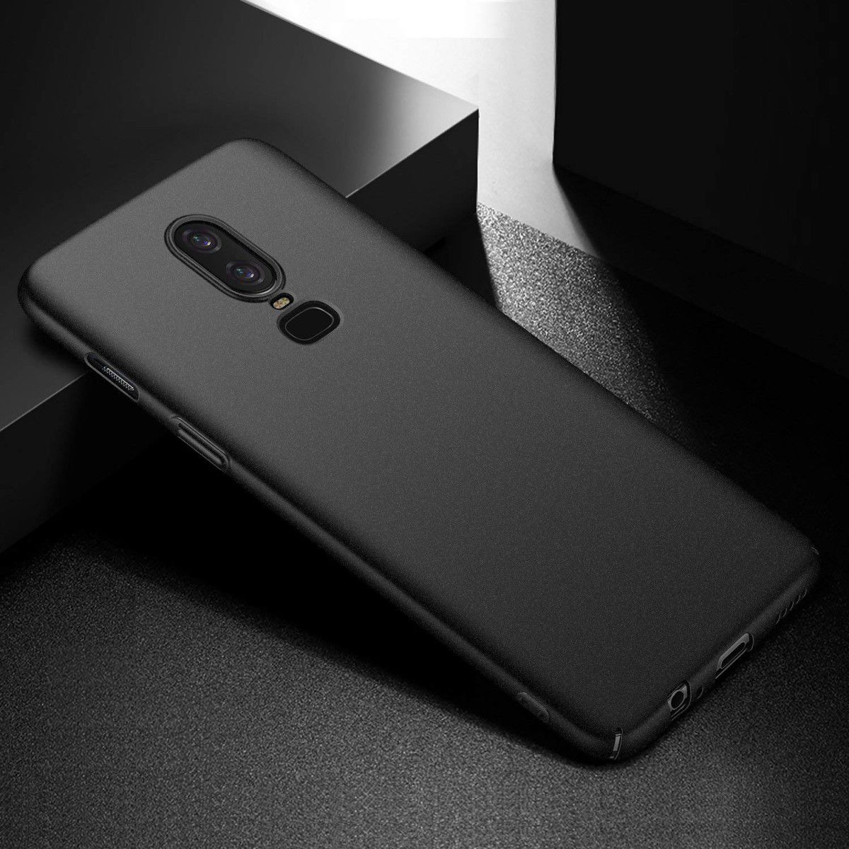 OnePlus 6 Sandstone Hoesje Zwart afbeelding 7