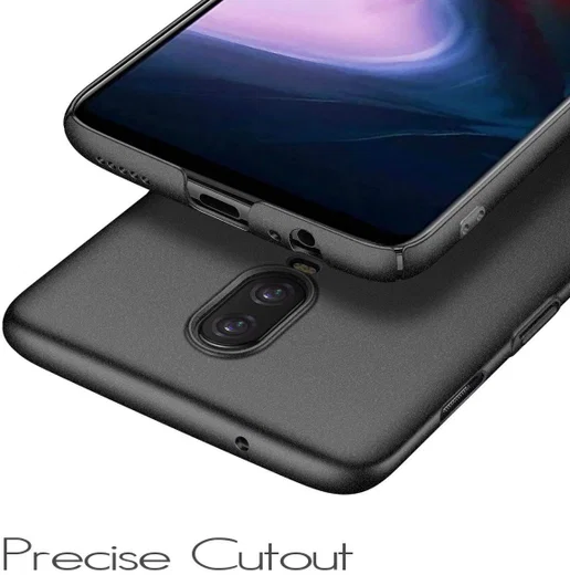OnePlus 6 Sandstone Hoesje Zwart afbeelding 2