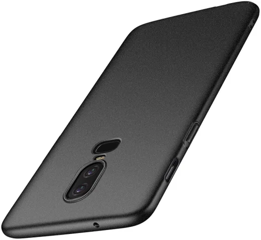OnePlus 6 Sandstone Hoesje Zwart afbeelding 6