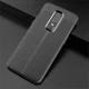 OnePlus 6 Hoesje Back Cover met Lederen Texuur Zwart afbeelding 6
