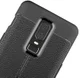 OnePlus 6 Hoesje Back Cover met Lederen Texuur Zwart afbeelding 8