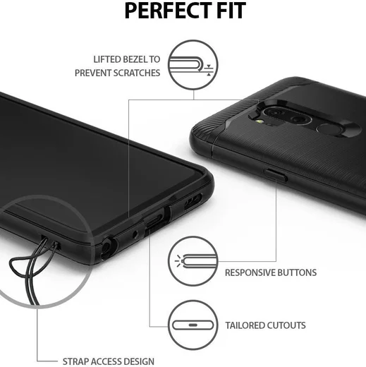 Ringke Onyx LG G7 ThinQ Hoesje Black afbeelding 4