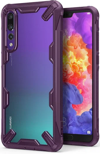 Ringke Fusion X Huawei P20 Pro Hoesje Doorzichtig Lilac Purple afbeelding 1