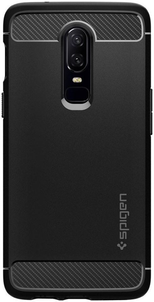 Spigen Rugged Armor OnePlus 6 Hoesje Zwart afbeelding 2