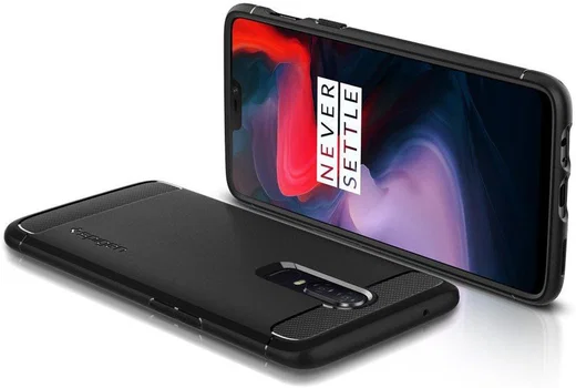 Spigen Rugged Armor OnePlus 6 Hoesje Zwart afbeelding 3