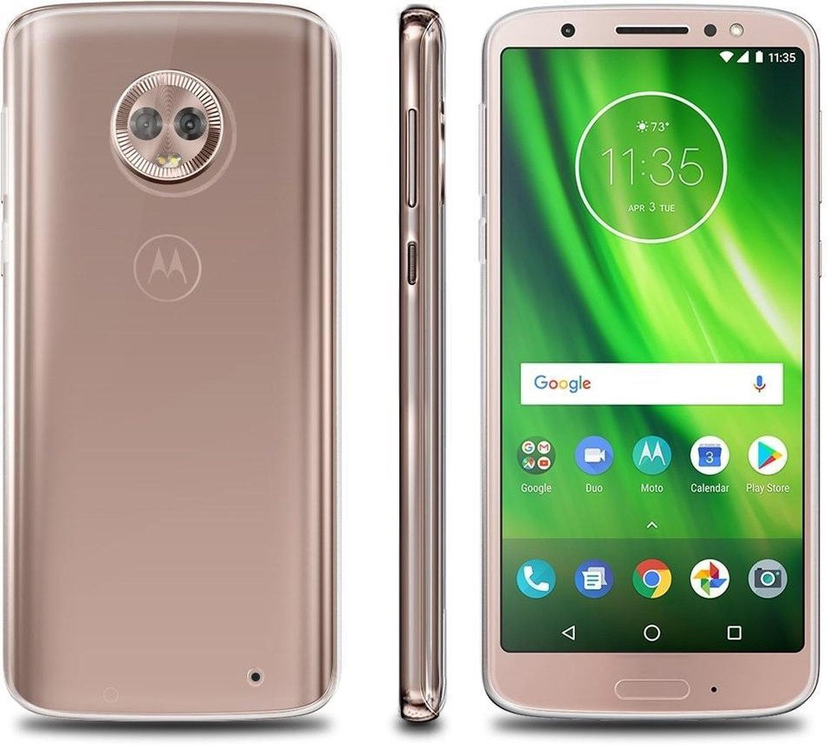 Originele Moto G6 Back Cover Transparant afbeelding 5