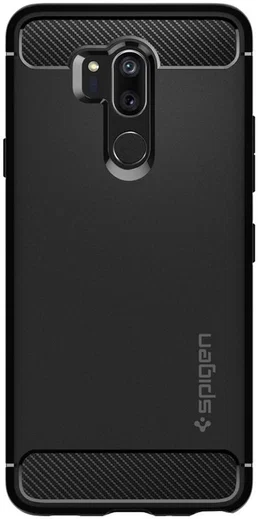 Spigen Rugged Armor LG G7 ThinQ Hoesje Zwart afbeelding 3