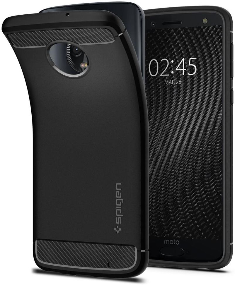 Spigen Rugged Armor Motorola Moto G6 Plus Hoesje Zwart afbeelding 2