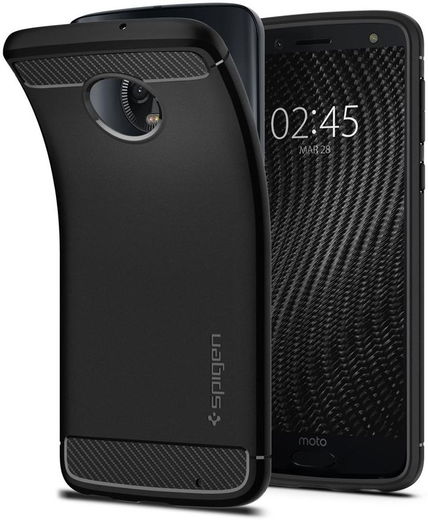 Spigen Rugged Armor Motorola Moto G6 Plus Hoesje Zwart afbeelding 2