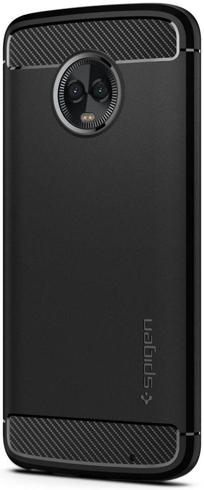Spigen Rugged Armor Motorola Moto G6 Plus Hoesje Zwart afbeelding 3