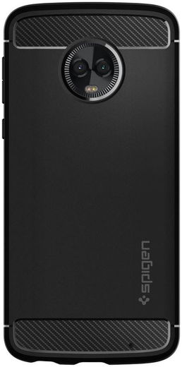 Spigen Rugged Armor Motorola Moto G6 Plus Hoesje Zwart afbeelding 8