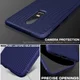 OnePlus 6 Twill slim texture backcover blauw afbeelding 4