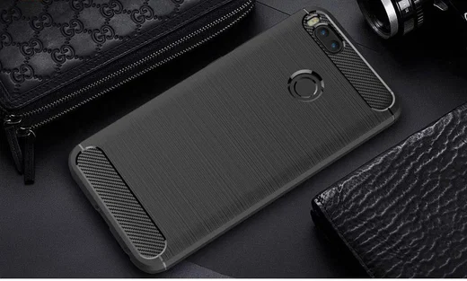 Xiaomi Mi A1 geborsteld TPU Hoesje Zwart afbeelding 6