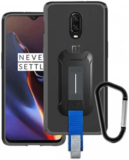 Armor X BX-Series OnePlus 6 Robuust Hoesje Transparant Zwart afbeelding 1