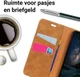 Samsung Galaxy A6 Plus Vintage Portemonnee Hoesje Bruin afbeelding 4